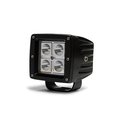 Dv8 3 Square 20 Watts Flood Spot Light Beam 1540 Lumens Clear Polycarbonate Lens B3CE16W4W